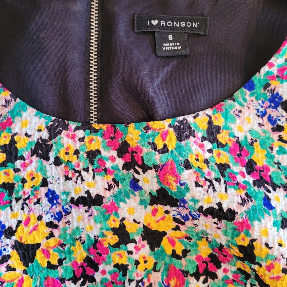 I Heart Ronson Floral Multi Color Dress - Picture 6 of 6
